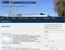 Tablet Screenshot of oemcomm.org